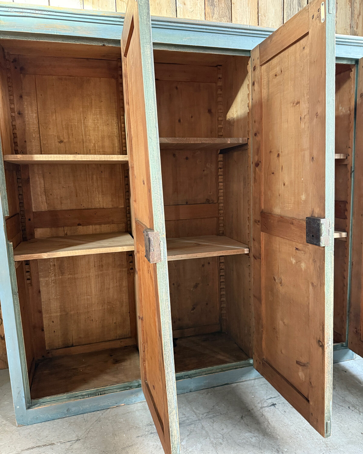 Old three-door workshop cabinet (renovated)