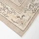 Tapis oriental vintage beige
