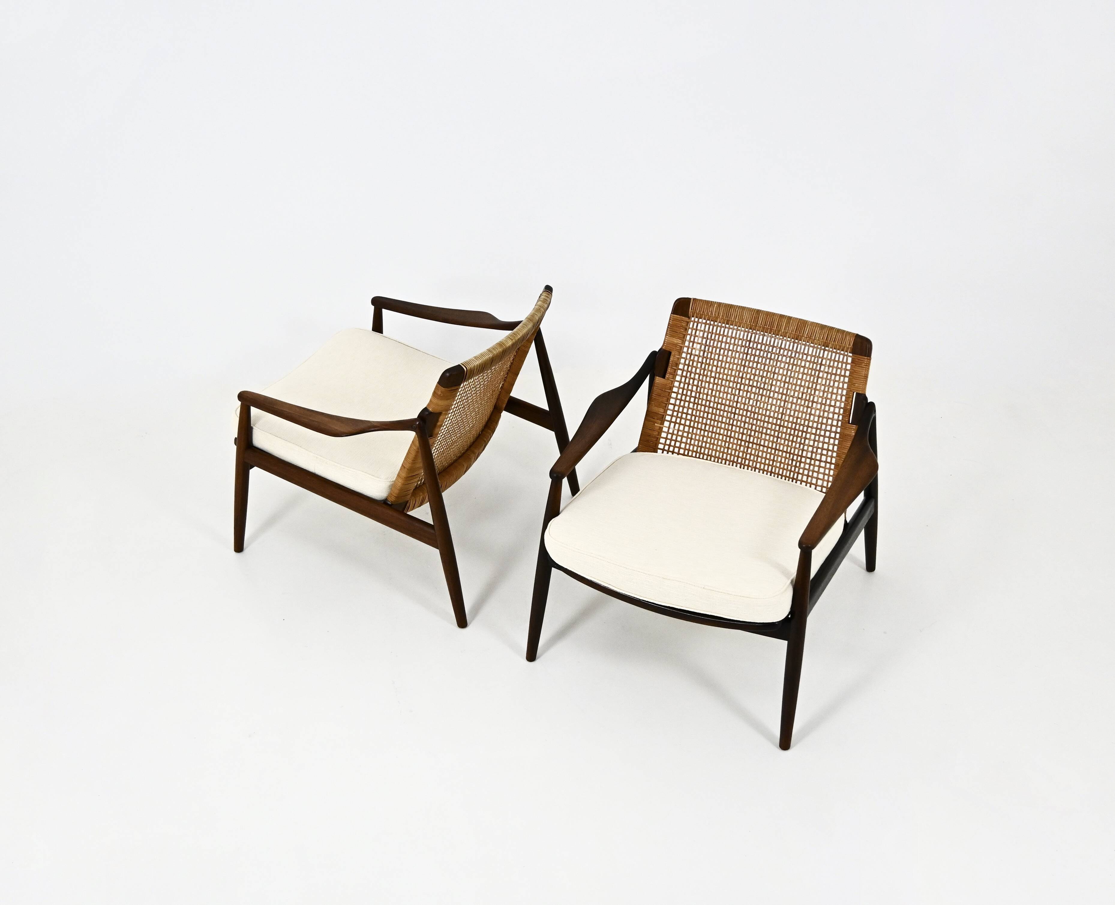 Paire de Fauteuils « Modèle 400 » de Hartmut Lohmeyer pour Wilkhahn, 1950s