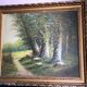Pair two oil paintings on canvas