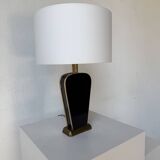 Diderot Sarco black and gold lacquered table lamp