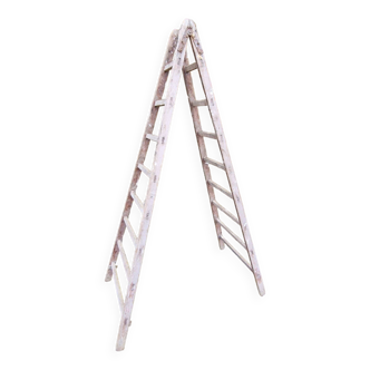 Old wooden painter's ladder