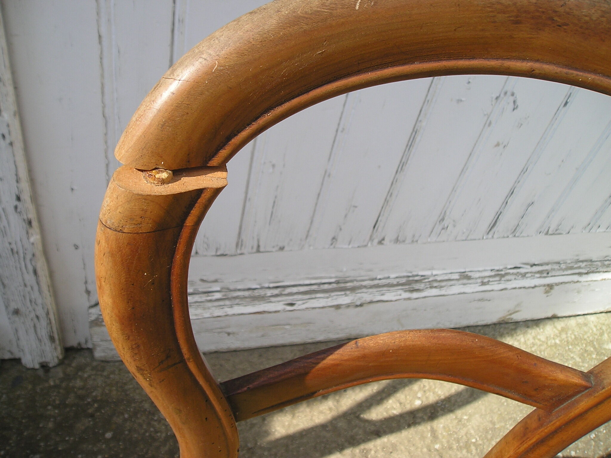 Pair of Louis Philippe chairs in cherry wood