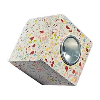 Bougeoir Cube Terrazzo - Néonie