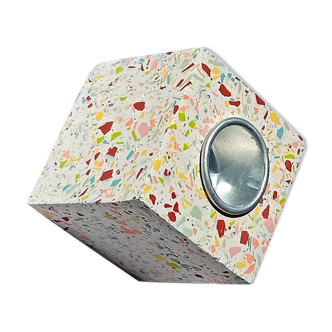 Cube Terrazzo Candle holder - Neony