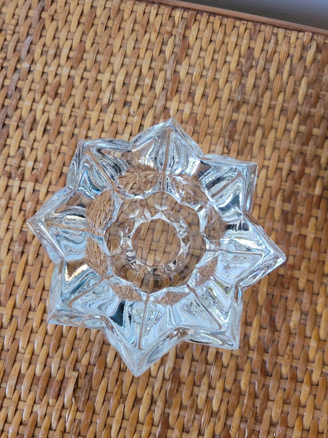 Starry crystal candle holder