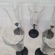8 Octagonal Pied Noir Champagne Flutes