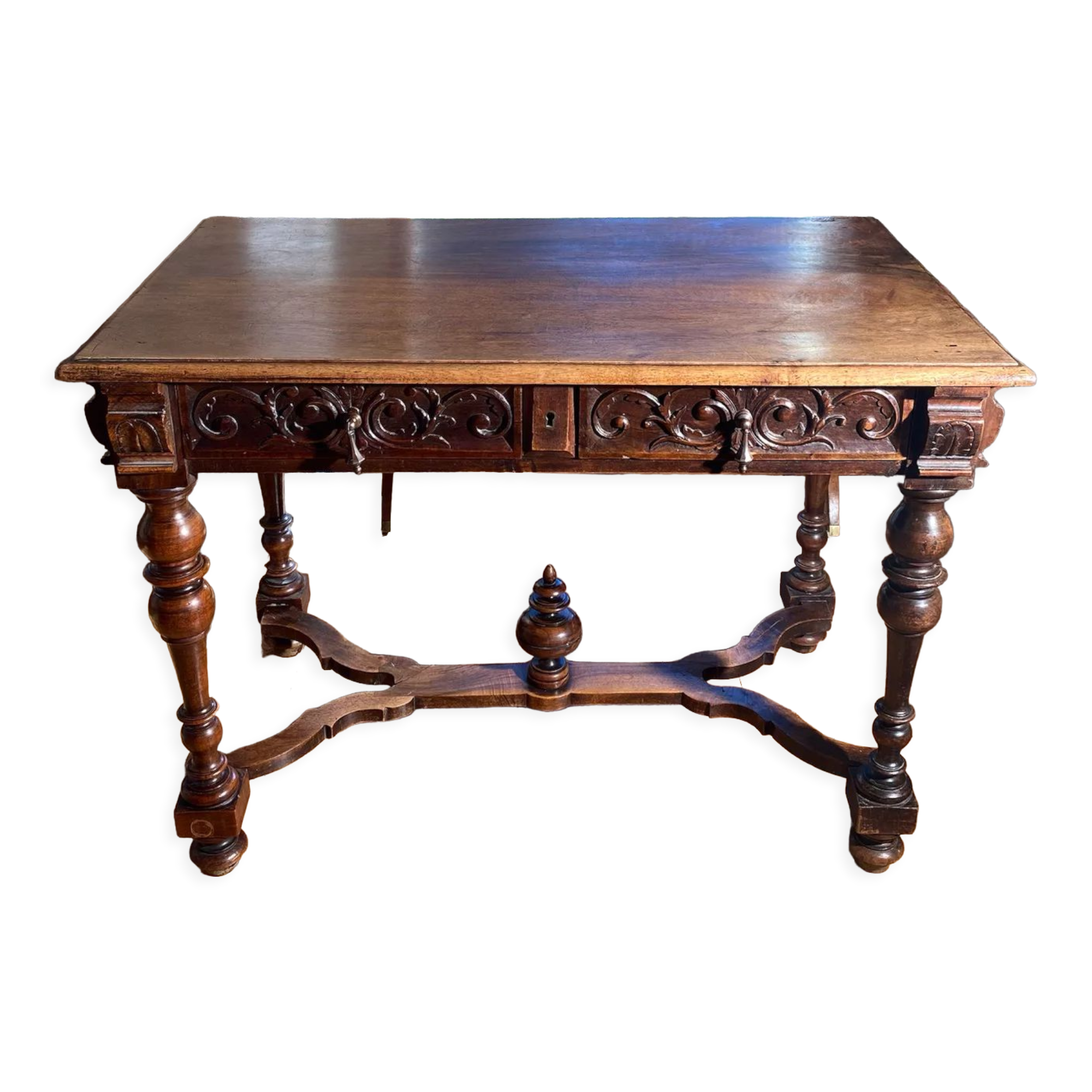 Louis XVIII style table, late 19th century