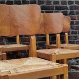 Lot of 6 chairs Pierre Cruege
