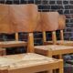 Lot of 6 chairs Pierre Cruege