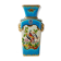Longwy enamel vase - Art Deco - exotic elephant decoration