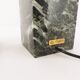 Pair of Maison Charles egg fractal resin and marble lamps