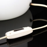 Mid-century glass table lamp from osvětlovací sklo valašské meziříčí, 1970s