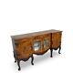 Buffet en noyer burr italien, années 1930.