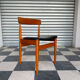 Lot de 4 chaises danoises en teck