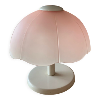 Lampe champignon années 70 rose