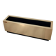 Brass planter by Hobby Flowers Barcelona 1990s