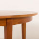 Henning Kjaernulf attributed extra large teak table with 4 inner leaves for Soro, Denmark 1960s