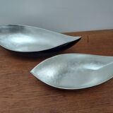 Set of 2 lacquered wooden empty pocket boxes
