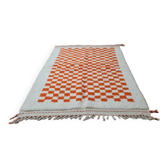 Handmade wool Berber rug 250x150 cm