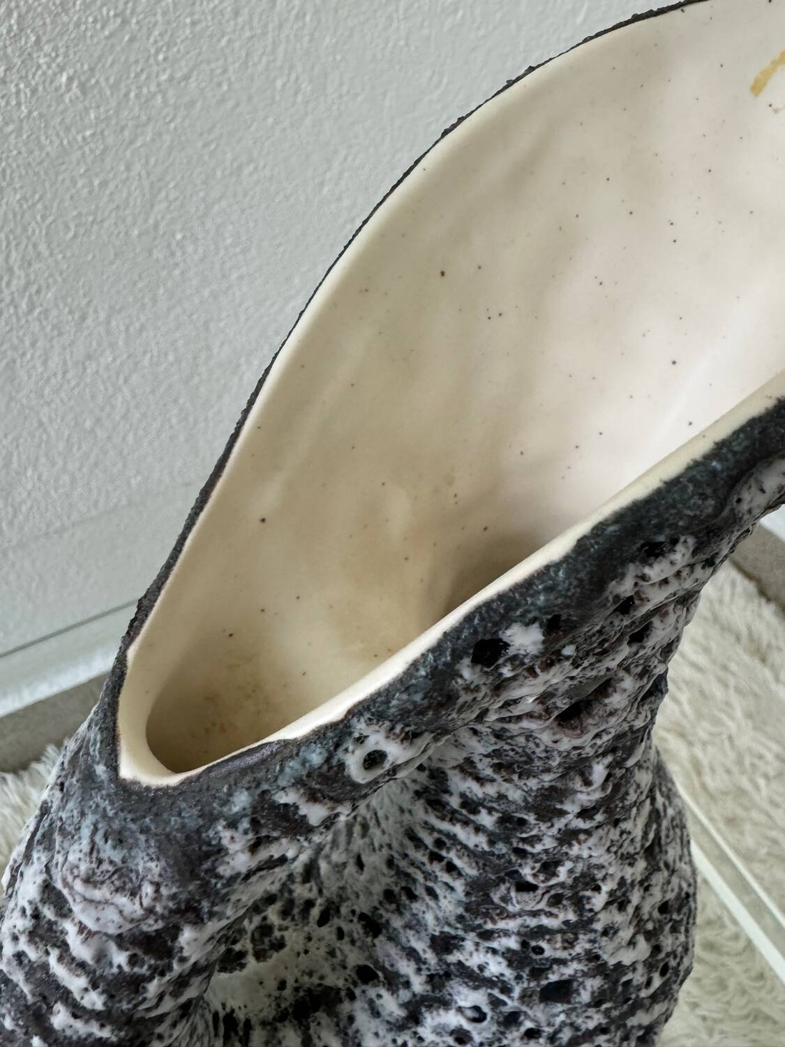 Ceramic lava pitcher from the 60s