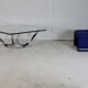 Square coffee table by Roger Sprunger, Dunbar edition, USA, circa 1970.