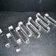 Set of 10 designer crystal knife rests, minimalist style