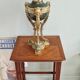 Lampe cassolette bronze doré style Empire XIXème