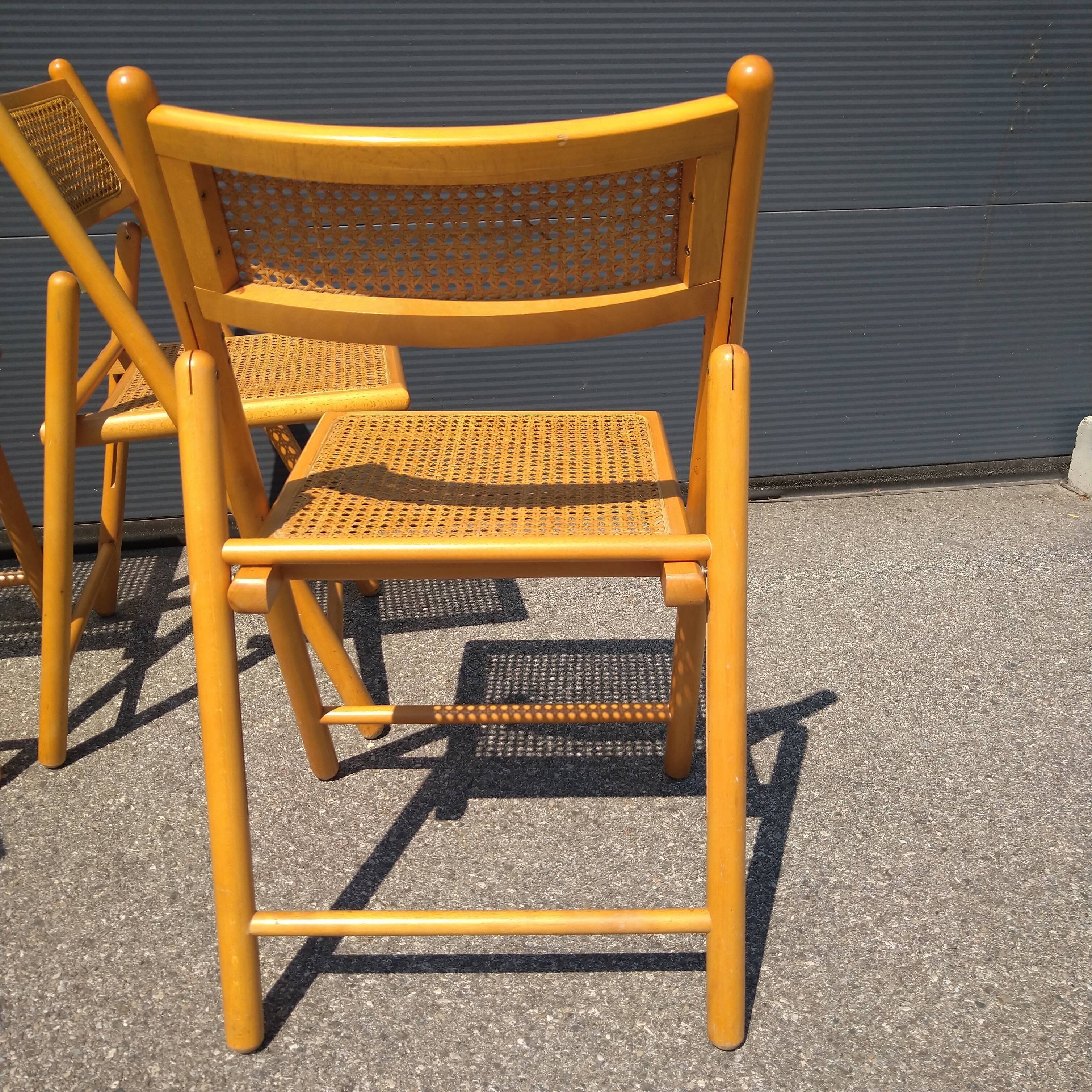 Pair of folding chairs cannes
