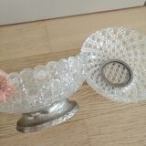 Set of 2 crystal cups