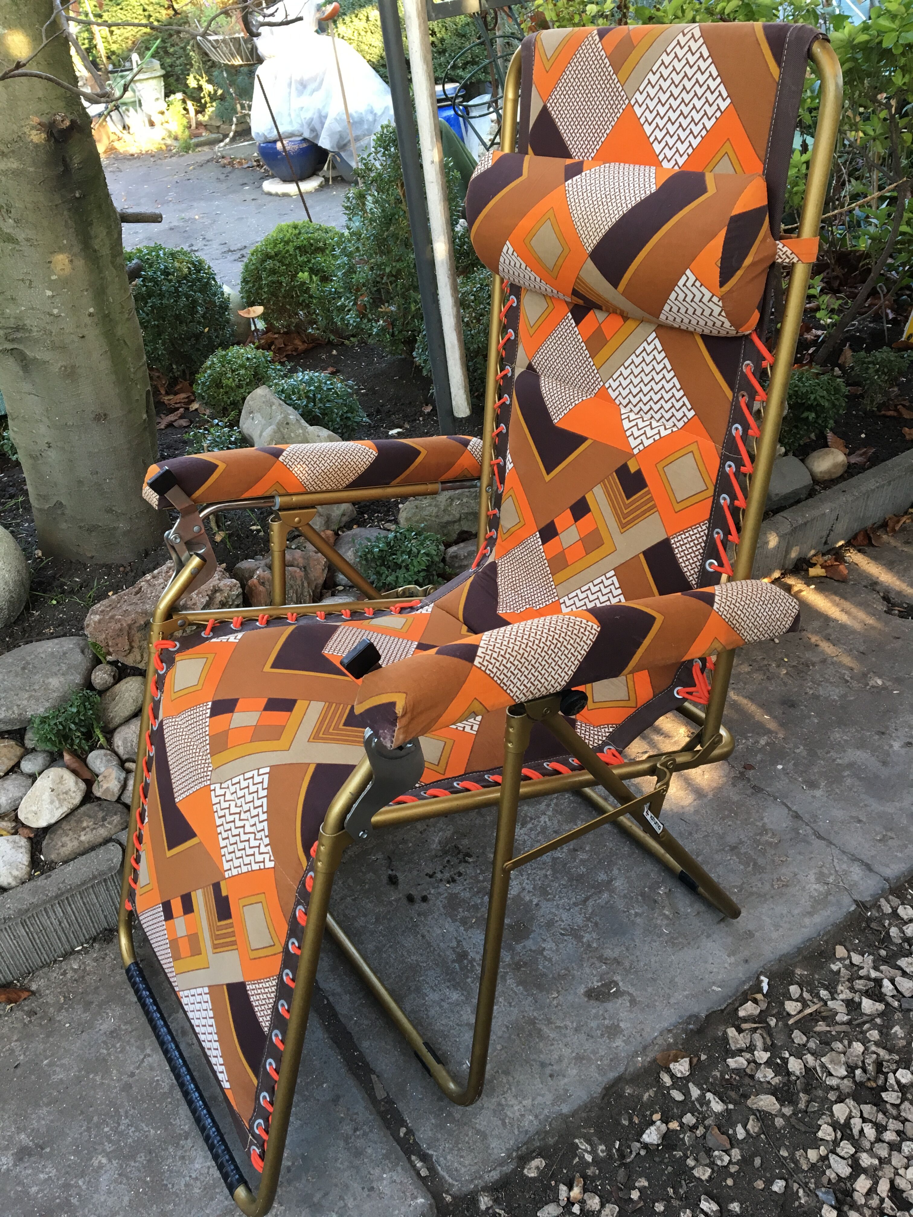 Transat Starlax Lafuma vintage 70s