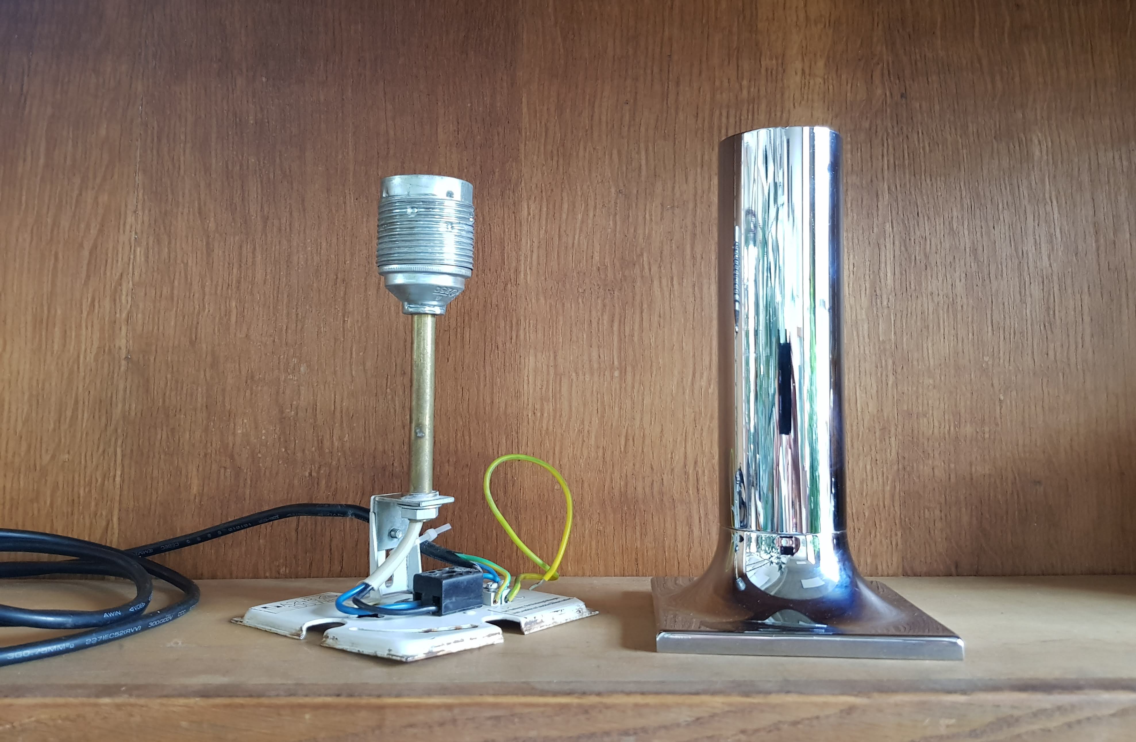 Vintage Tubular Light by Motoko Ishii for Staff, 1970s