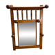 Wooden coat rack for the cloakroom