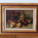 Old still life painting lady jeanne and apples