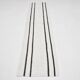 White Black Modern Striped Vintage Runner Rug, 68x276Cm