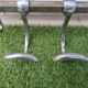 Wall mounted coat rack antique hat rack train chrome