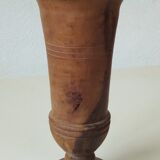 Olive vase, turned wood