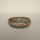 Series of 4 plates vintage bowls in pyrity sandstone