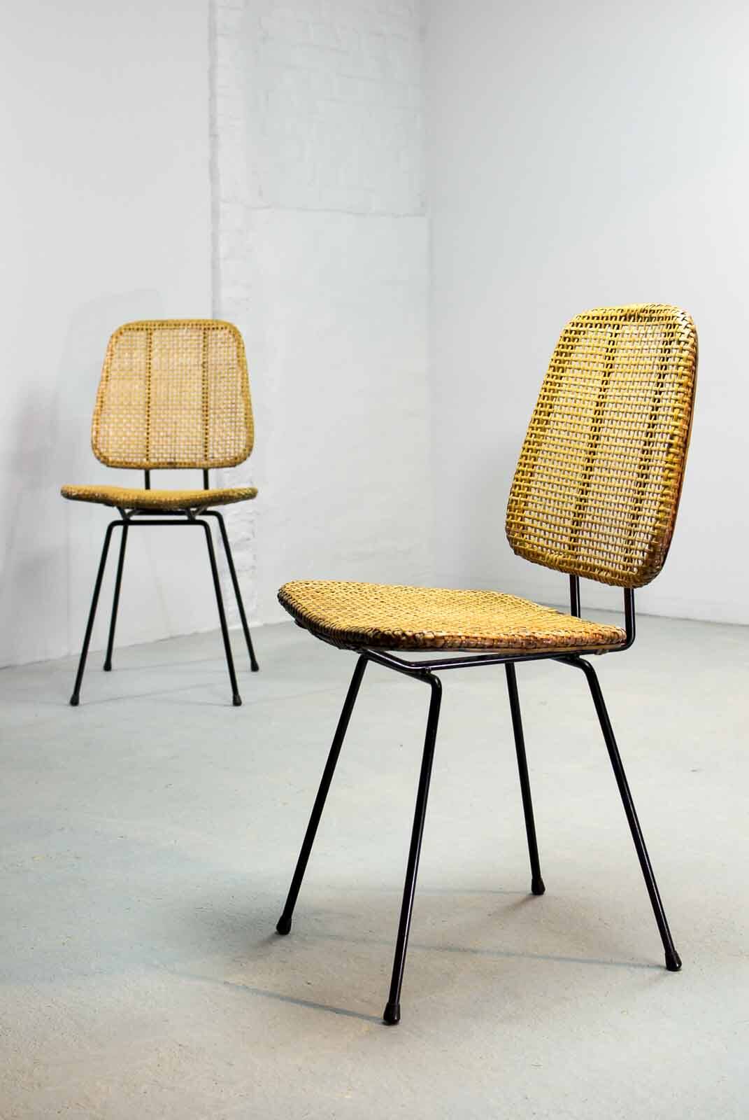 Cane Dutch Design Side Chairs