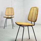 Cane Dutch Design Side Chairs