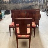 lot de trois chaises anciennes de style Empire.