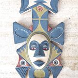 Painted terracotta mask