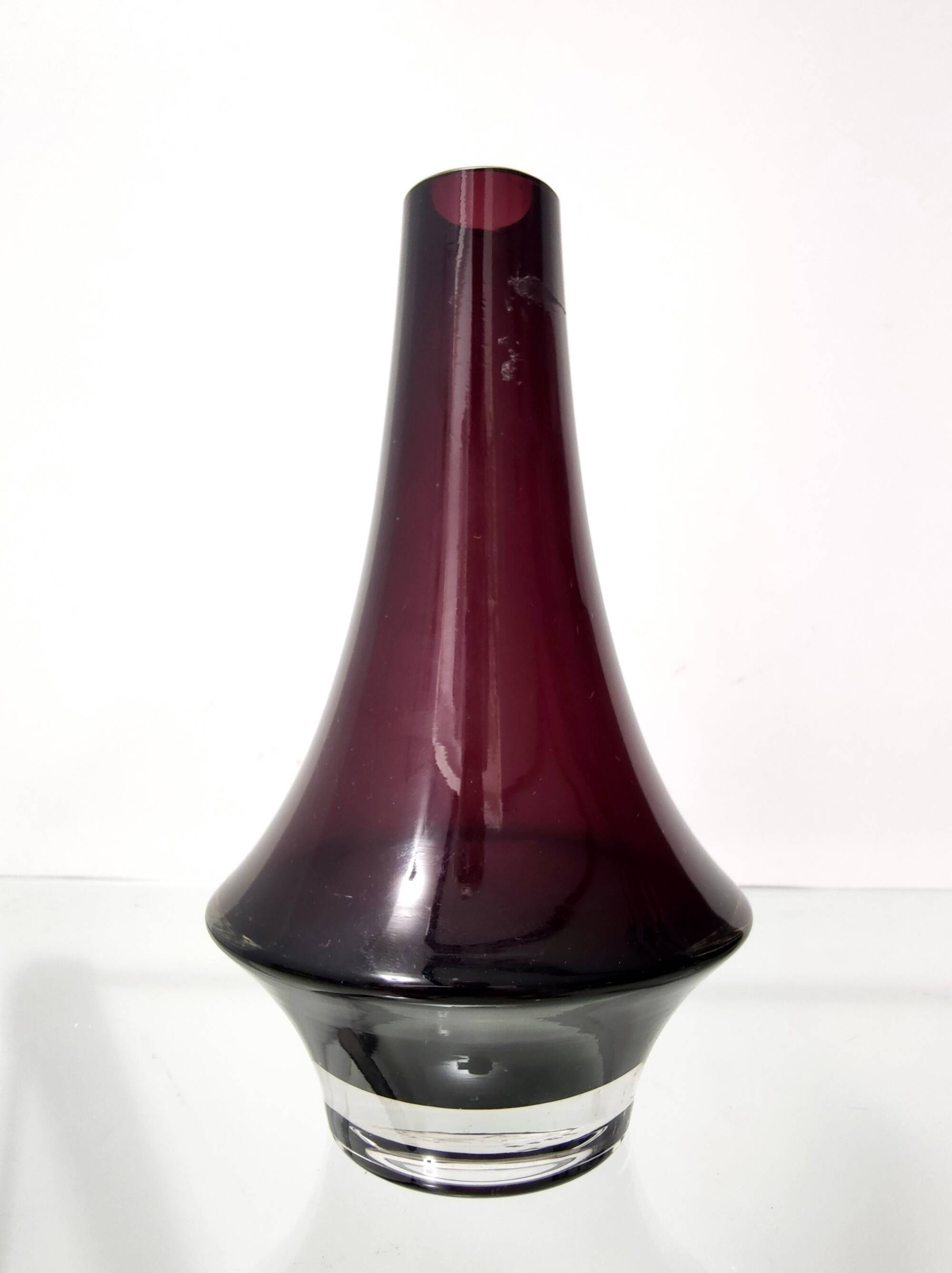 Postmodern Pair of Glass Vases by Tamara Aladin for Riihimaen Lasi Oy, Finland