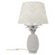 Lampe de table Hollywood Regency en forme d'ananas blanc style Tommaso Barbi, Italie, années 1970