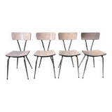 4 chaises vintage en Formica