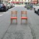 Paire de chaises scandinave 1960