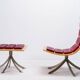 Saporiti Italia "Voyager" lounge chair and ottoman by Gaby Fois Dorell