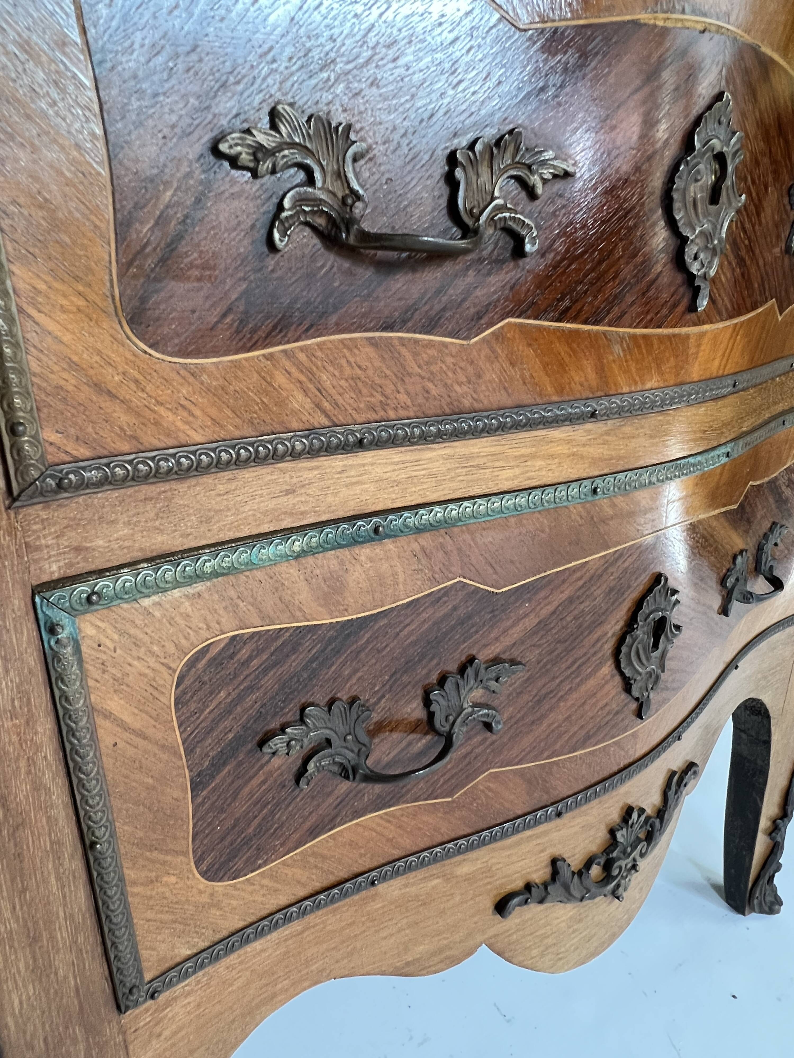 Antique Louis XV style display cabinet