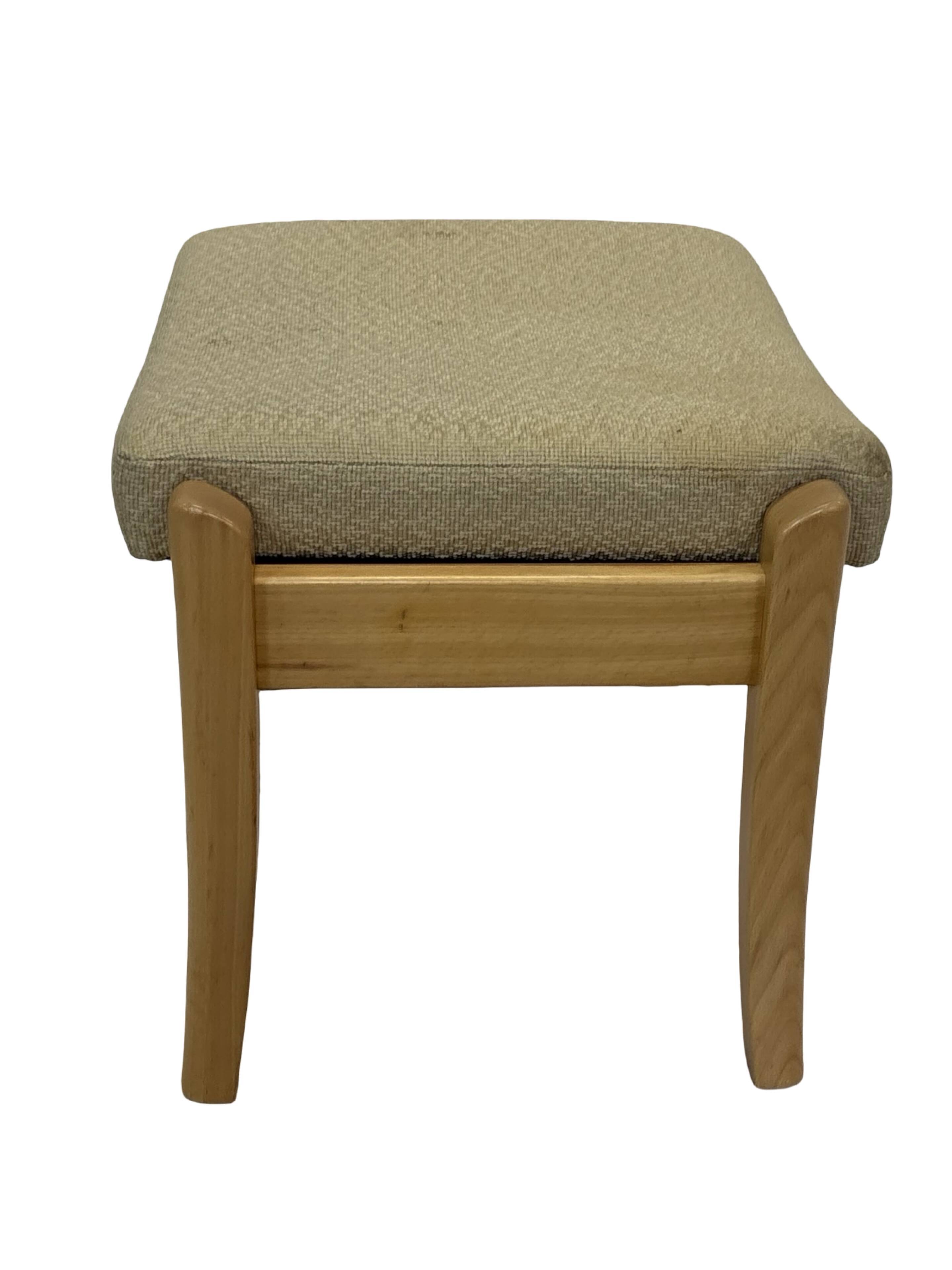 Pouf vintage Farstrup, repose-pieds, design danois