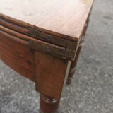 Half moon console table